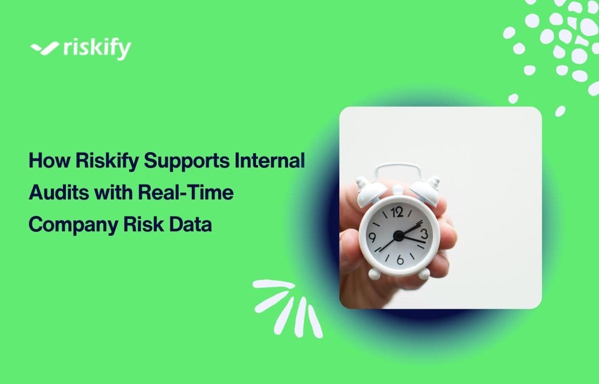 How Riskify Supports Internal Audits with Real-Time Company Risk Data