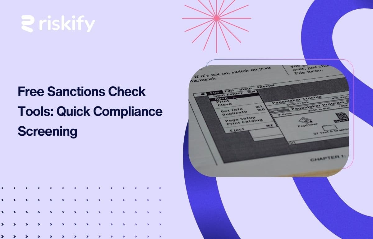 Free Sanctions Check Tools: Quick Compliance Screening